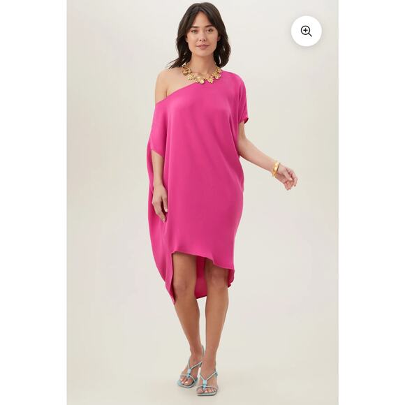 Trina Turk Radiant Dress - Hot Pink - XXL - Picture 4 of 10